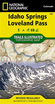 104 Idaho Springs Loveland Pass National Geographic Trails Illustrated