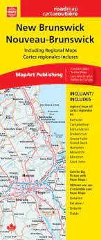 New Brunswick travel & road map. Includes regional maps of Bathurst, Campbellton, Edmundston, Fredericton, Grand Falls / Grand-Sault, Hampton, Miramichi, Moncton and Saint John. Detailed provincial map of New Brunswick featuring populations, tourist infor