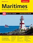 Maritimes Canada Back Road Travel Atlas. The Maritimes Canada Road Atlas is current, easy to read and is packed full of features including provincial maps, city area maps, city center maps, Atlantic Canada time zones map, Atlantic Canada distance chart, C