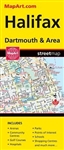 Map of Halifax Dartmouth & Area - Nova Scotia Travel Road map. Full Colour map of Halifax and area. Includes Beaver Bank, Bedford, Cole Harbour, Dartmouth, Eastern Passage, Fall River, Halifax, Lakeside, Lower Sackville, Middle Beaver Bank, Middle Sackvil