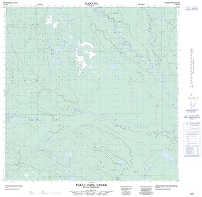 105A05 - FALSE PASS CREEK - Topographic Map