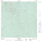 105A07 - TOM LAKE - Topographic Map