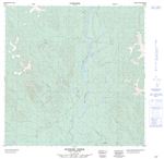 105A08 - SUNRISE CREEK - Topographic Map