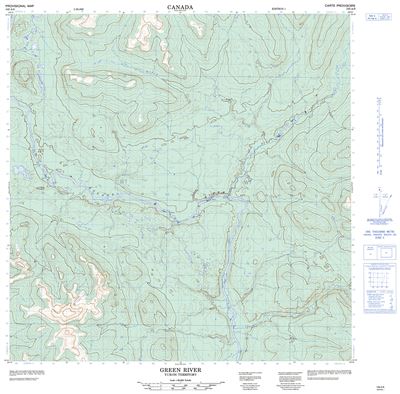 105A09 - GREEN CREEK - Topographic Map