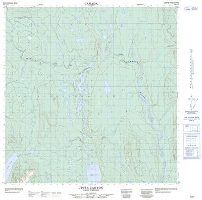 105A14 - UPPER CANYON - Topographic Map