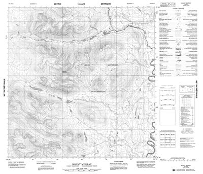 105A15 - MOUNT MURRAY - Topographic Map
