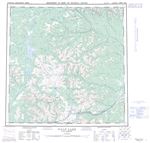 105B - WOLF LAKE - Topographic Map