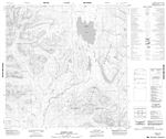 105B05 - MORRIS LAKE - Topographic Map