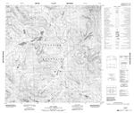 105B06 - ICE LAKES - Topographic Map