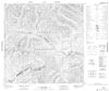 105B07 - SAB LAKE - Topographic Map