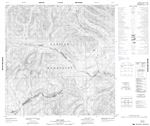 105B07 - SAB LAKE - Topographic Map