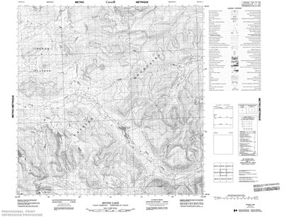 105B11 - IRVINE LAKE - Topographic Map