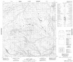 105B14 - SCURVY LAKES - Topographic Map