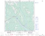 105C - TESLIN - Topographic Map