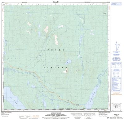 105C01 - MORLEY LAKE - Topographic Map