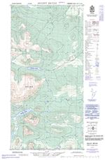 105C03E - MOUNT BRYDE - Topographic Map