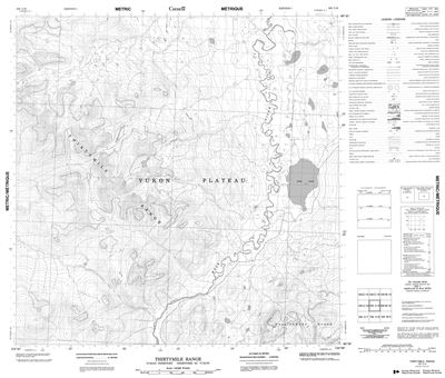 105C09 - THIRTYMILE RANGE - Topographic Map