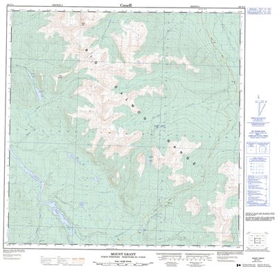 105C11 - MOUNT GRANT - Topographic Map