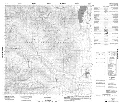 105C14 - IRON CREEK - Topographic Map