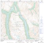 105D04 - TAKHINI LAKE - Topographic Map