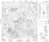 105E02 - TESLIN MOUNTAIN - Topographic Map