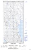 105E06W - LOWER LABERGE - Topographic Map