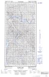 105E14E - CLAIRE LAKE - Topographic Map