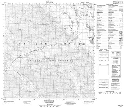 105F15 - MOUNT COOK - Topographic Map