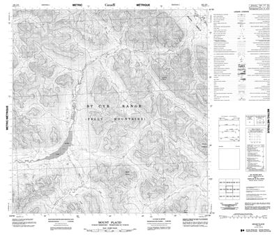 105G05 - MOUNT PLACID - Topographic Map