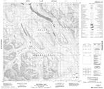 105G08 - WOLVERINE LAKE - Topographic Map