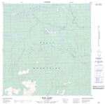 105G11 - MINK CREEK - Topographic Map