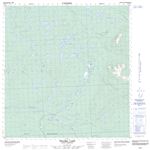 105G13 - WEASEL LAKE - Topographic Map
