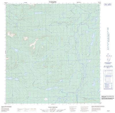 105G14 - SLATE RAPIDS - Topographic Map