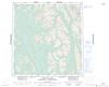 105H - FRANCES LAKE - Topographic Map