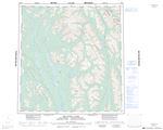 105H - FRANCES LAKE - Topographic Map