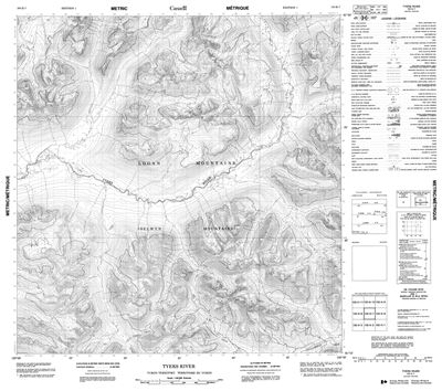 105H07 - TYERS RIVER - Topographic Map