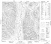 105H08 - NORTH MOOSE CREEK - Topographic Map