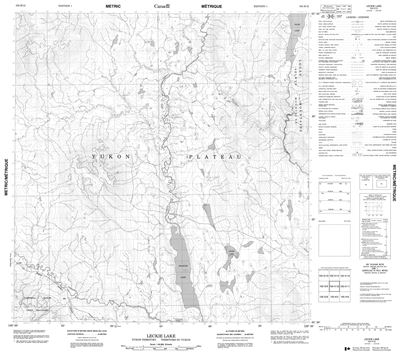 105H12 - LECKIE LAKE - Topographic Map