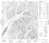 105H14 - TILLEI LAKE - Topographic Map