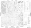 105I14 - JONES LAKE - Topographic Map