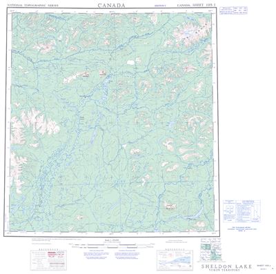 105J - SHELDON LAKE - Topographic Map