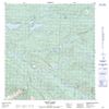 105K02 - SWIM LAKES - Topographic Map