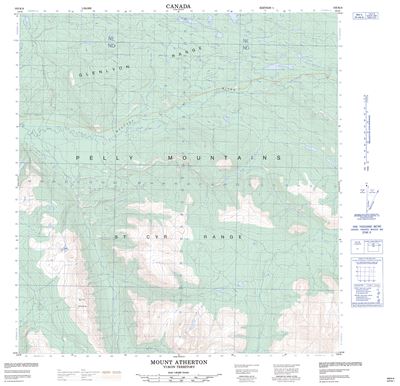 105K04 - MOUNT ATHERTON - Topographic Map