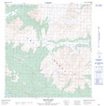 105K06 - MOUNT MYE - Topographic Map