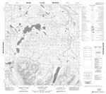 105K09 - LAFORCE LAKE - Topographic Map