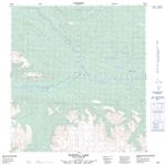 105K11 - BARWELL LAKE - Topographic Map