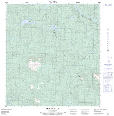 105K14 - MOUNT GILLIS - Topographic Map