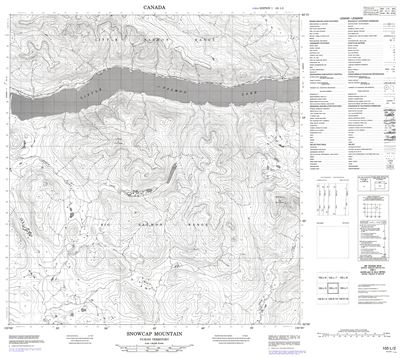 105L02 - SNOWCAP MOUNTAIN - Topographic Map
