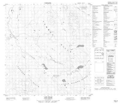 105L06 - AFE PEAK - Topographic Map