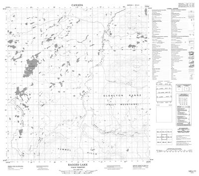 105L11 - RAGGED LAKE - Topographic Map